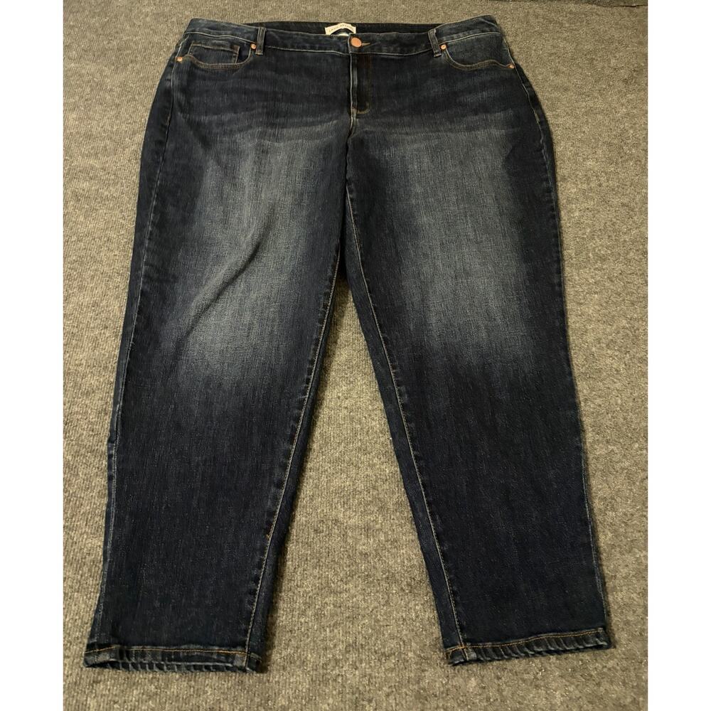 Lane Bryant Boyfriend Jeans Plus 22 | Flex Magic Waistband | Medium Wash